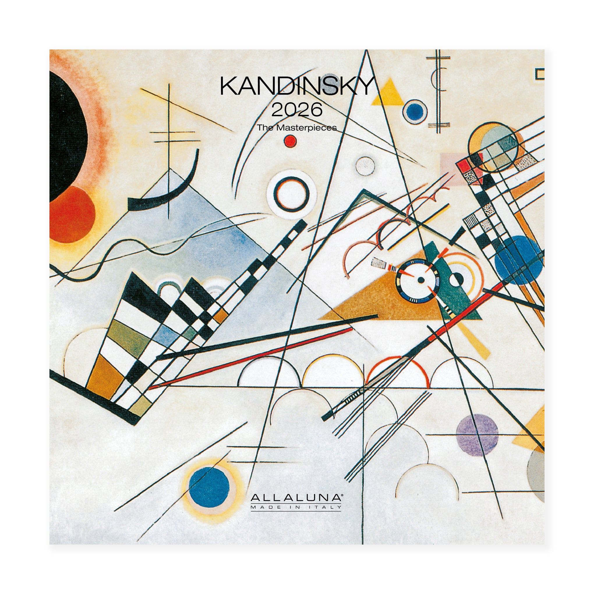 2026 Wassily Kadinsky Wall Calendar