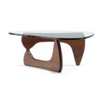 Noguchi Coffee Table from Herman Miller - Transparent/ Walnut