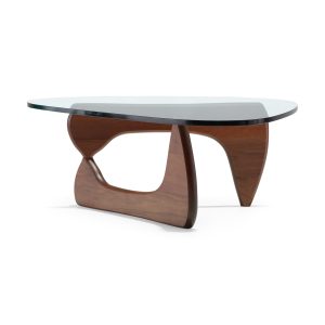 Noguchi Coffee Table from Herman Miller - Transparent/ Walnut