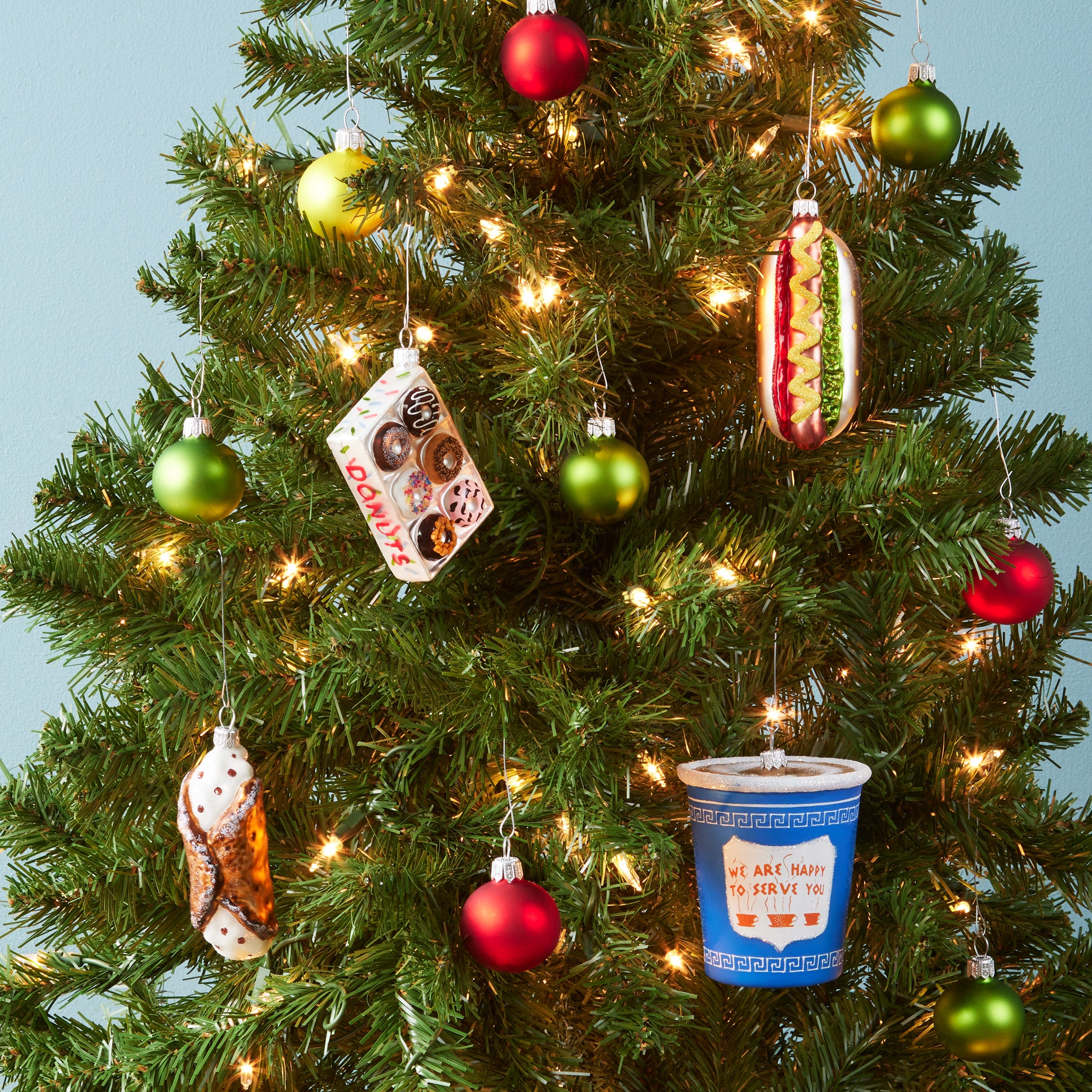 NYC Glass Holiday Ornament - Cannoli - Image 2