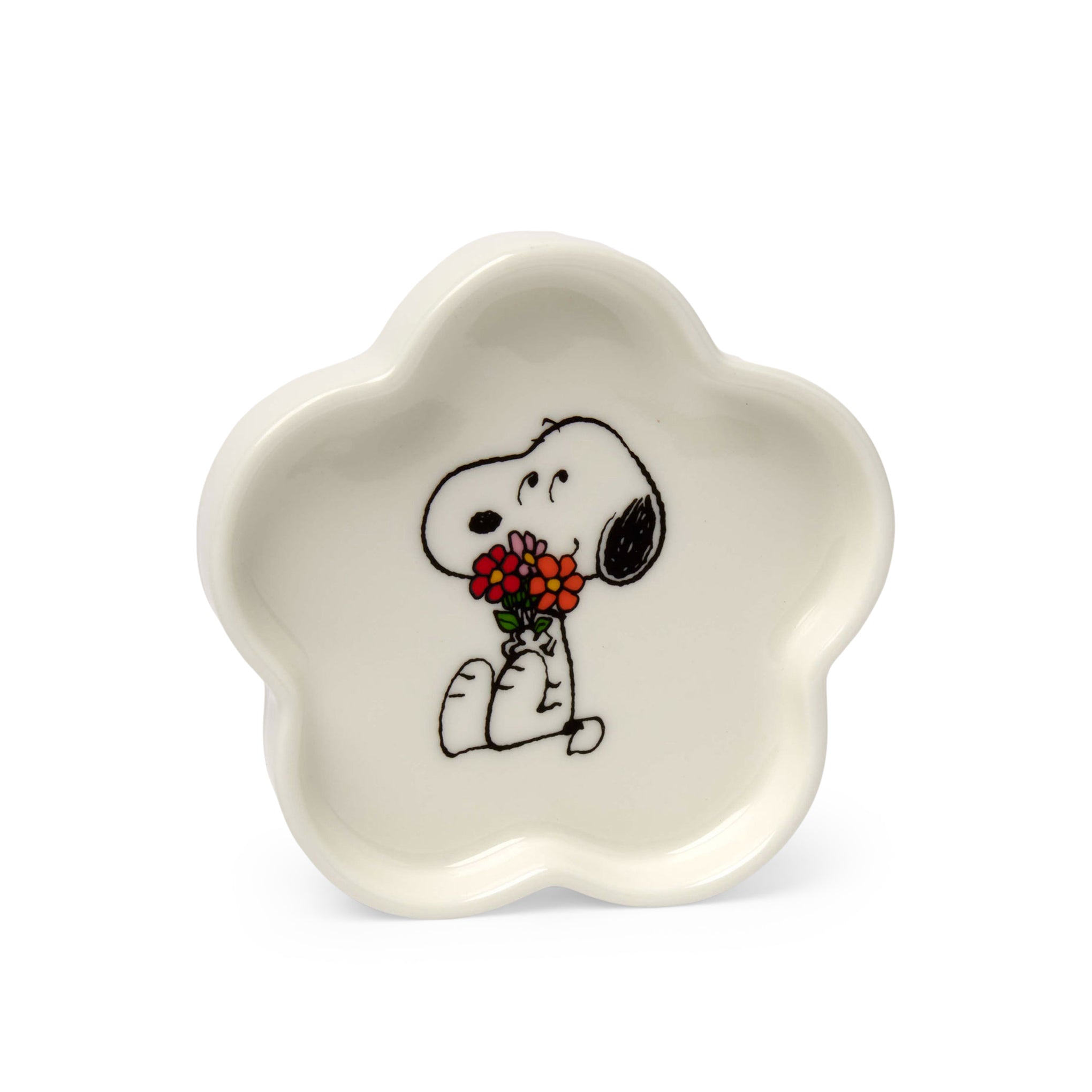 Peanuts Stoneware Dish - Flower