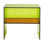 Two-Way Side Table - Green/ Orange