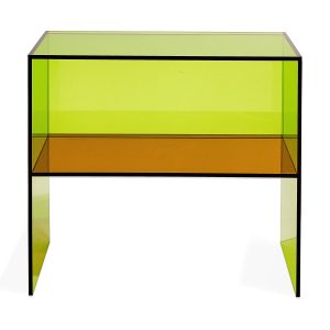 Two-Way Side Table - Green/ Orange