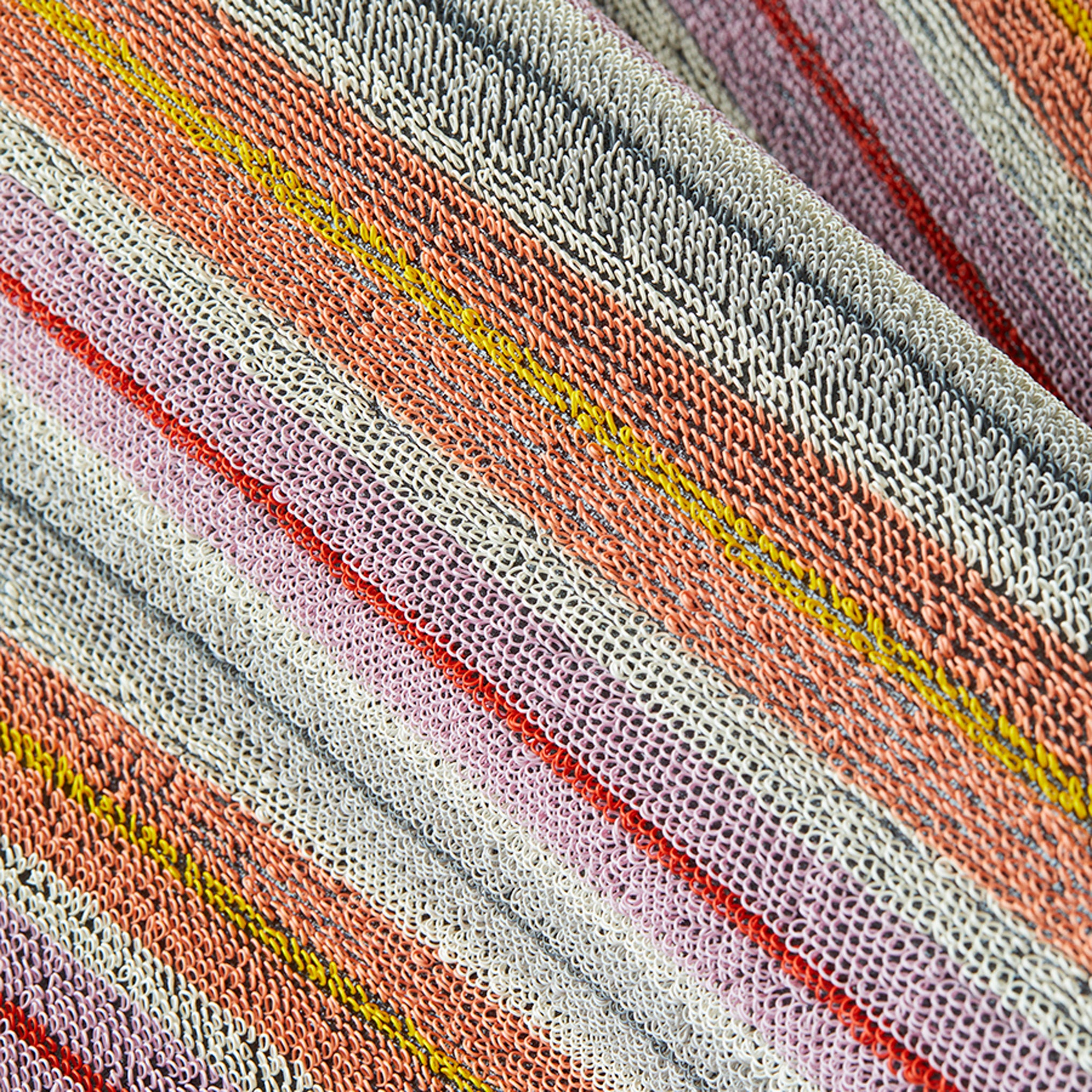 Chilewich Ribbon Stripe Shag Floor Mat - Bon Bon - Image 13