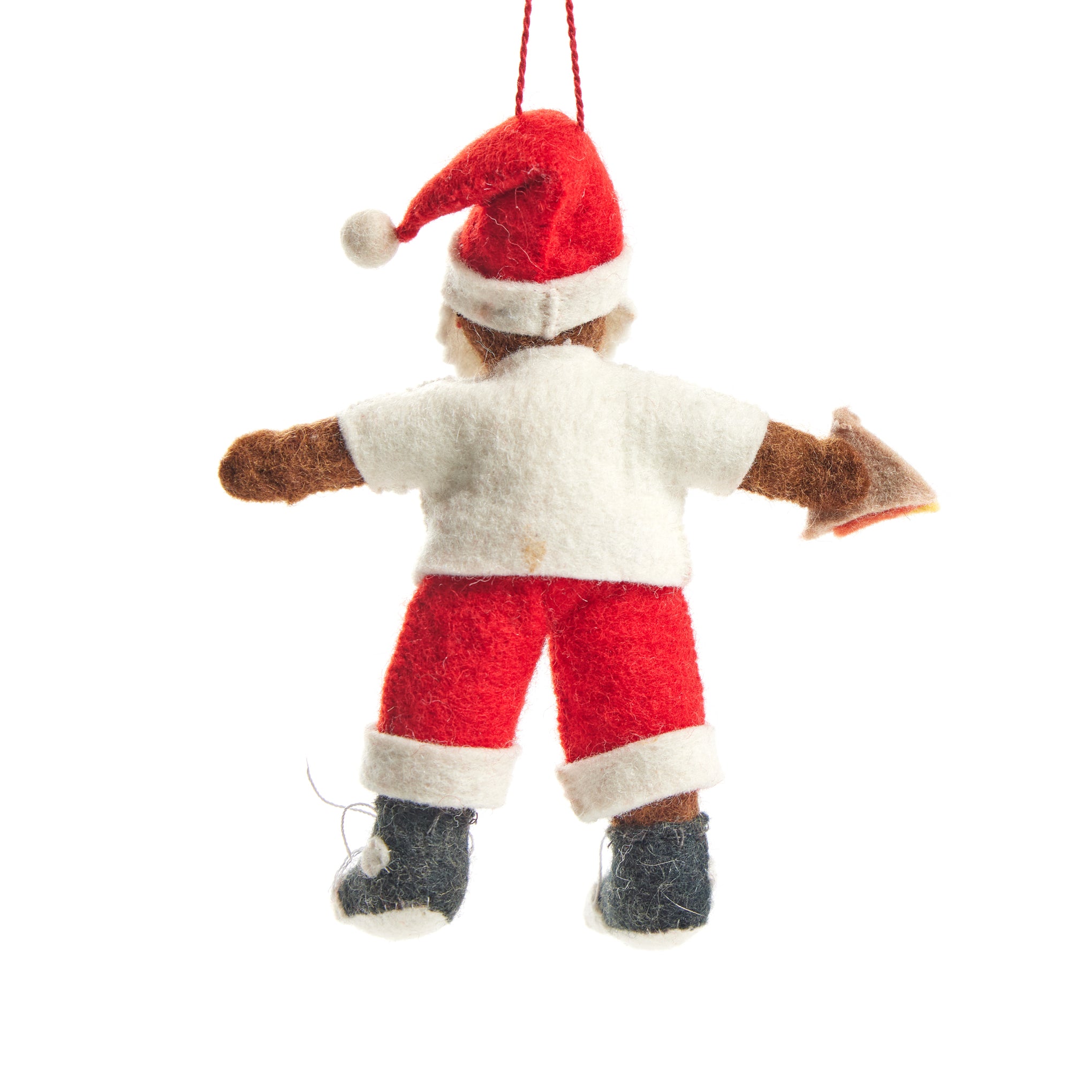 NYC Felt Ornament - Santa Deep Brown - Image 4