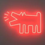 Keith Haring Barking Dog Neon Sign