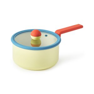 Geometric Non-Stick Cookware with Lid - Saucepan