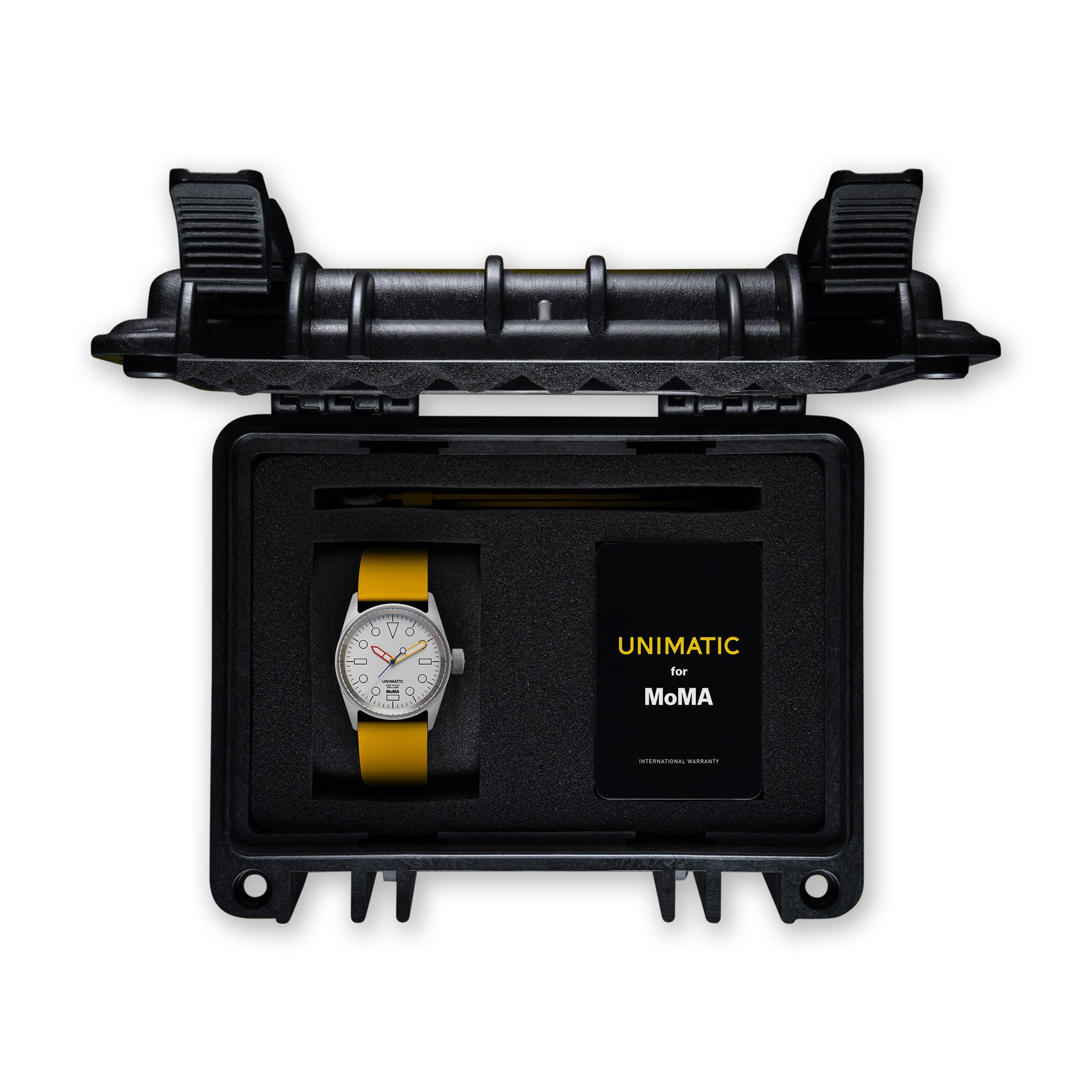 MoMA Unimatic De Stijl Modello Cinque Watch - Yellow - Image 8