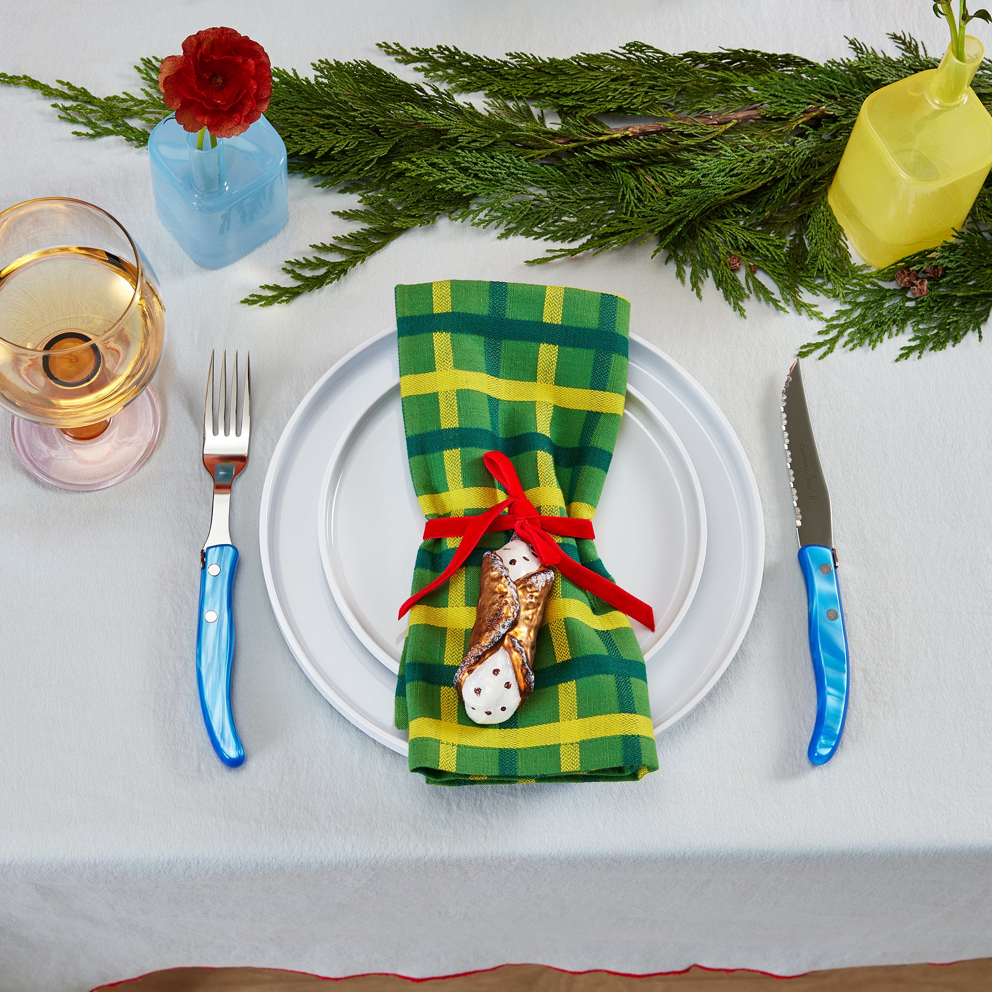 NYC Glass Holiday Ornament - Cannoli - Image 6