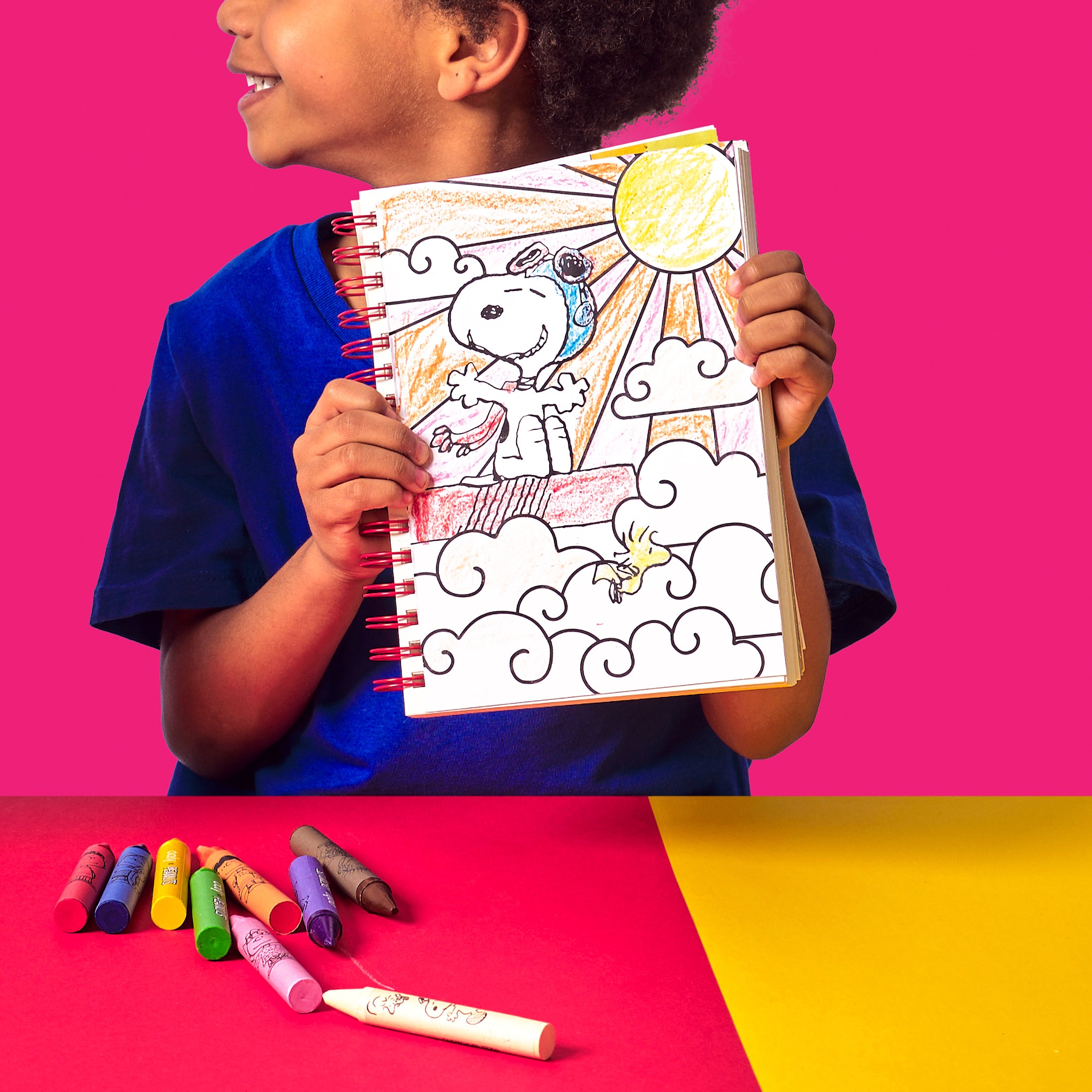 Snoopy & Peanuts Coloring Activity & Sticker Set - Image 2