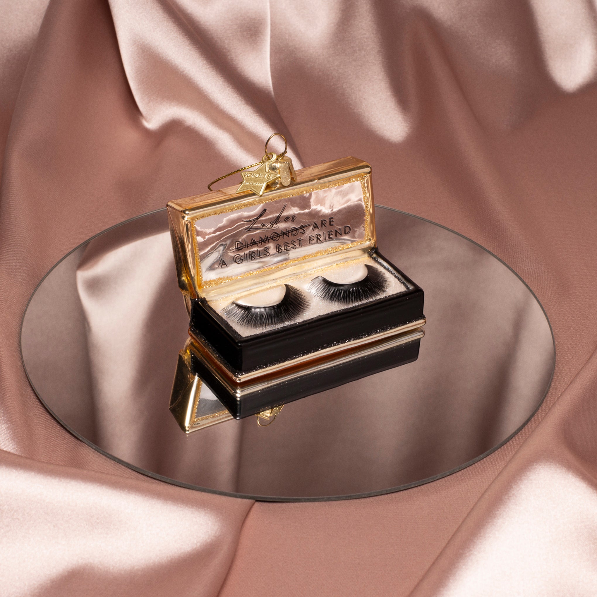 Beauty Counter Glass Holiday Ornament - False Eyelashes - Image 5