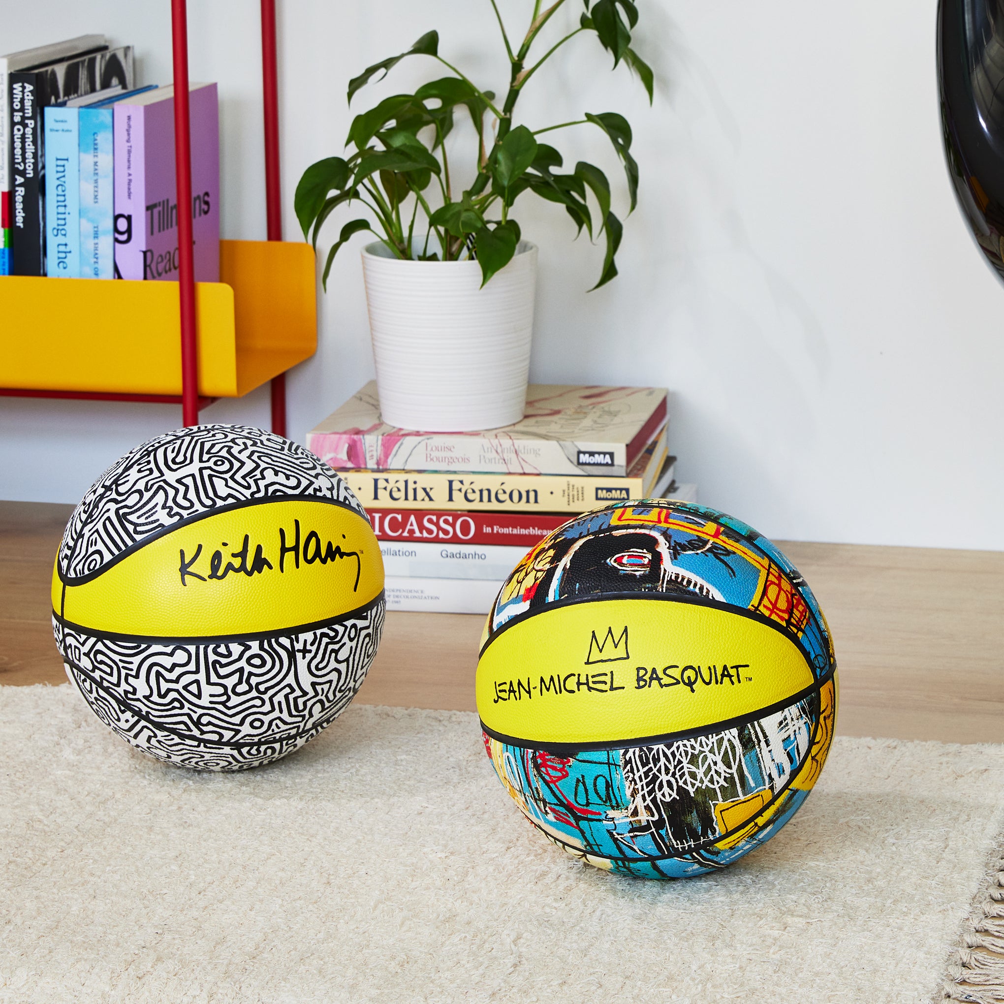 Jean-Michel Basquiat Bird on Money Basketball - Image 4