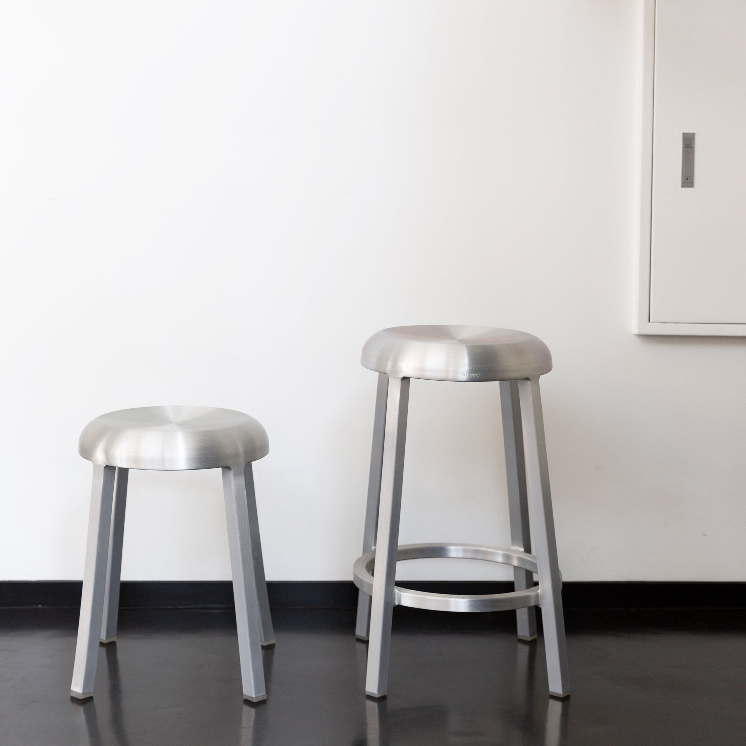 Emeco Za Stool - Brushed Aluminum - Image 5