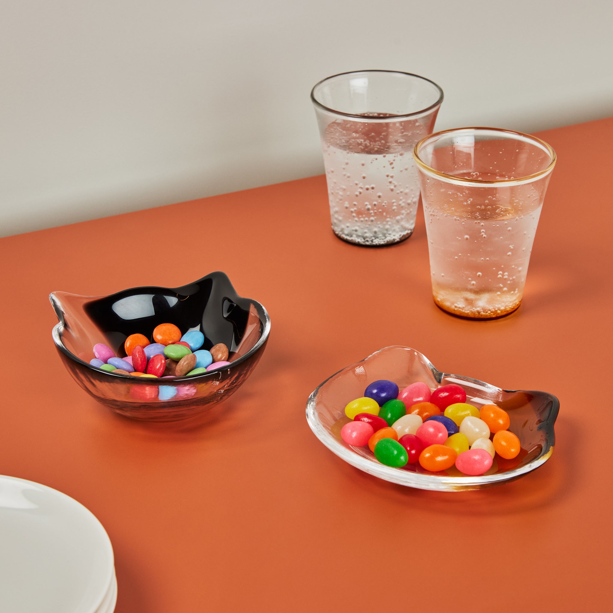 Glass Cat Face Dish - Brown - Image 5