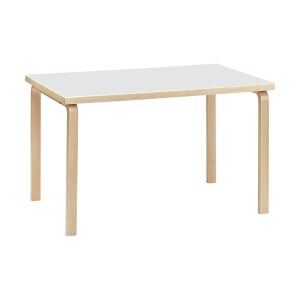 Artek Aalto Rectangular Dining Table 81B - White
