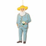 Claude Monet Embroidered Holiday Ornament