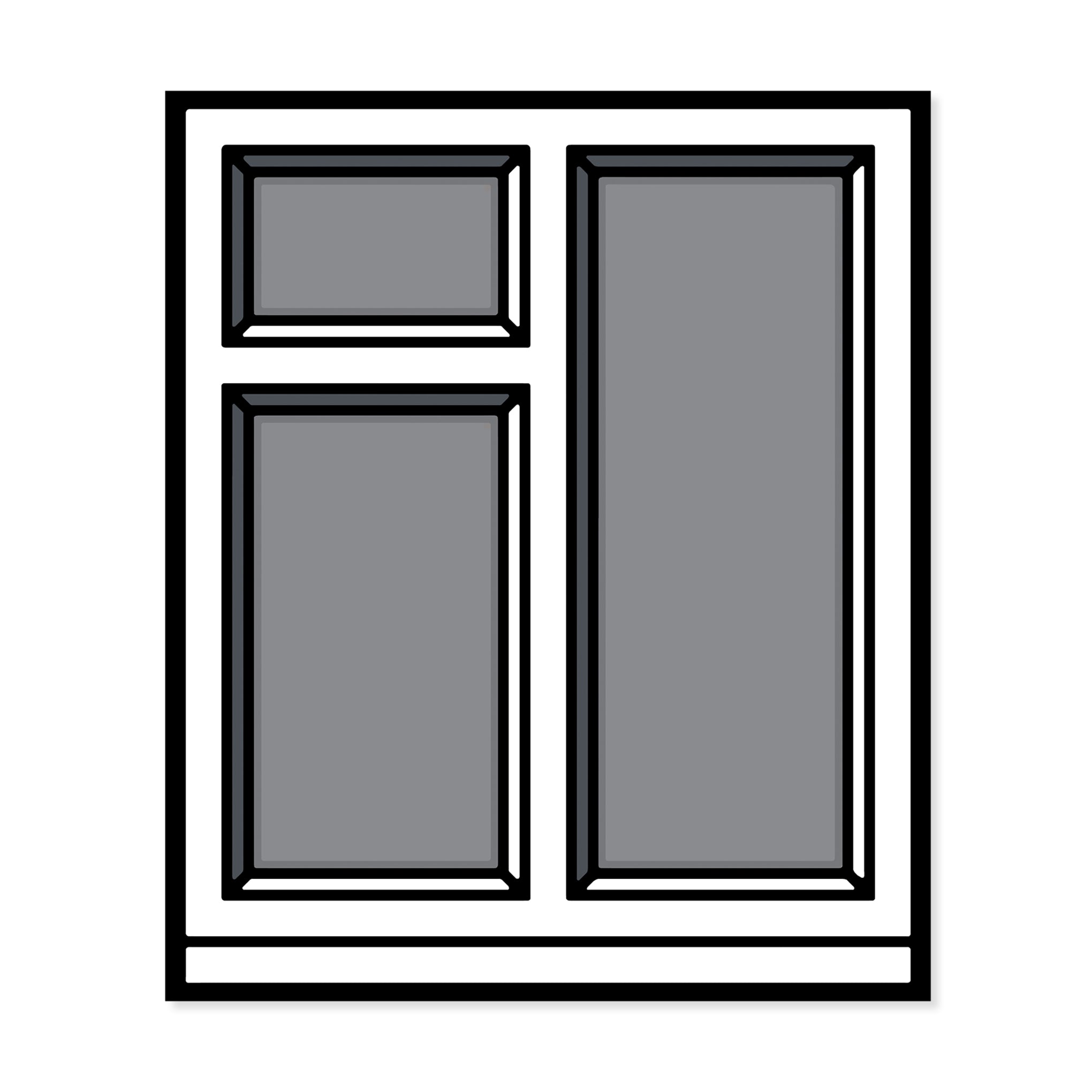 Richard Woods Window 04 Framed Print