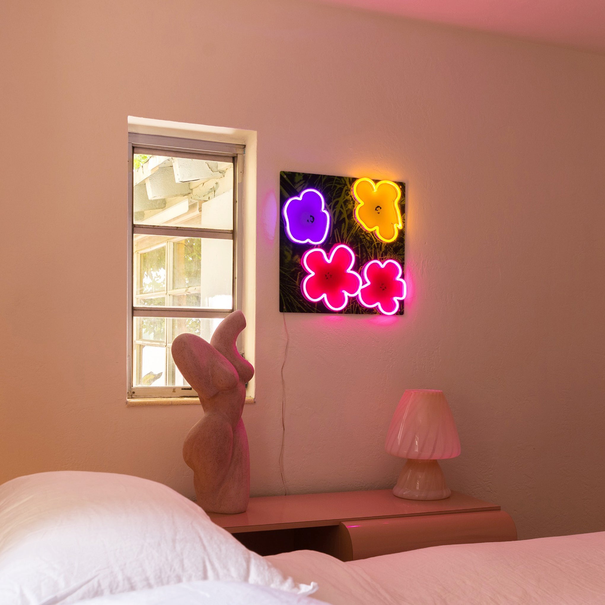 Andy Warhol Flowers Neon Sign - Image 2