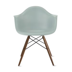 Eames® Molded Recycled Plastic Armchair from Herman Miller - Gray Green