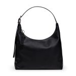 Baggu Recycled Leather Shoulder Bag - Black