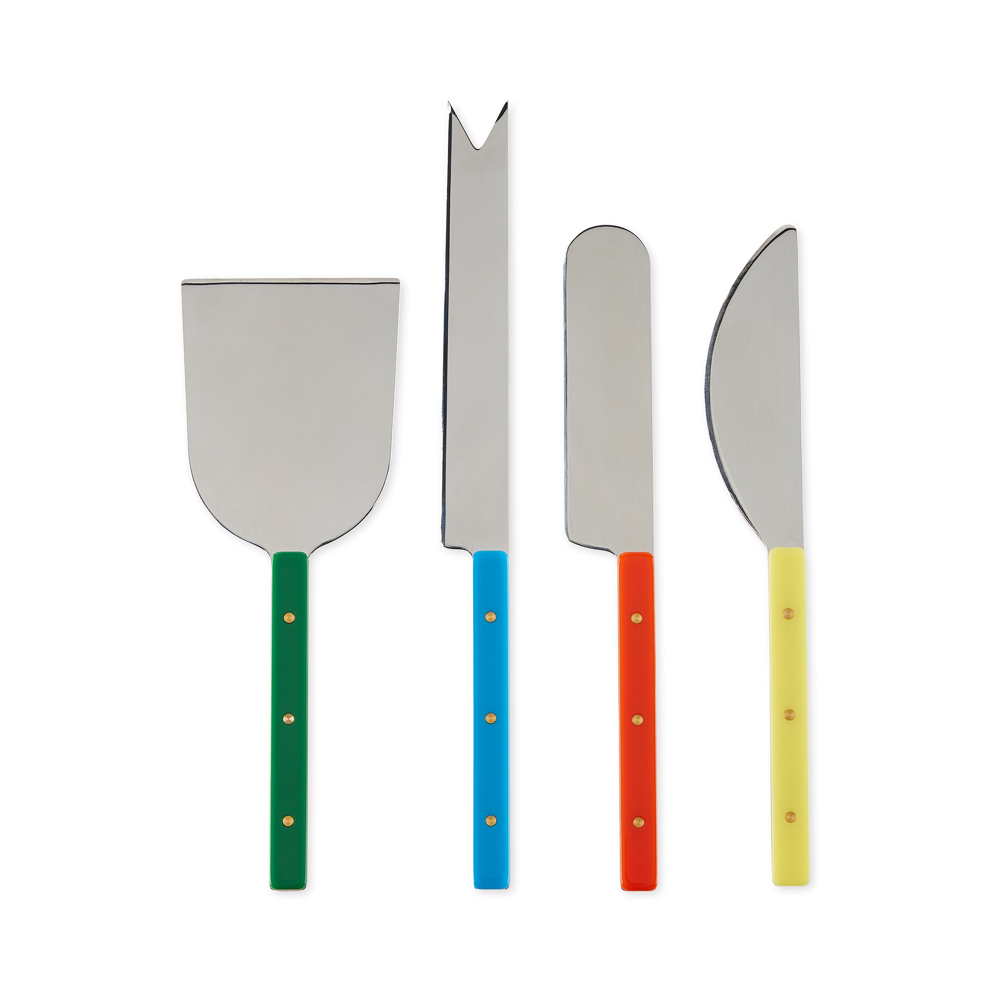 MoMA Color Block Cheese Knives - Set of 4