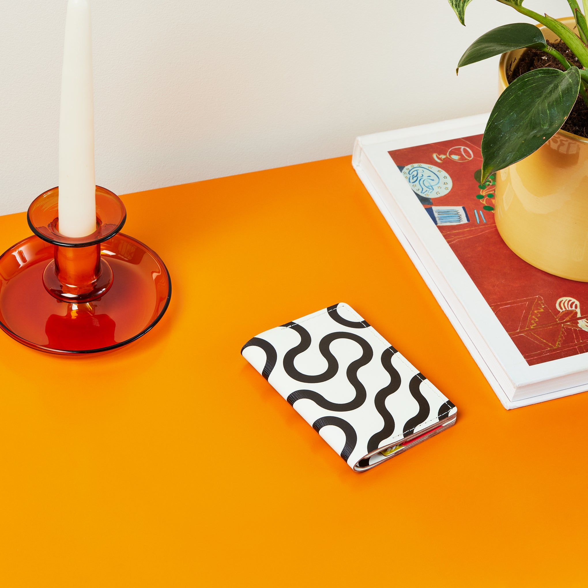 Dusen Dusen Recycled Leather Double Card Holder - Arc - Image 6