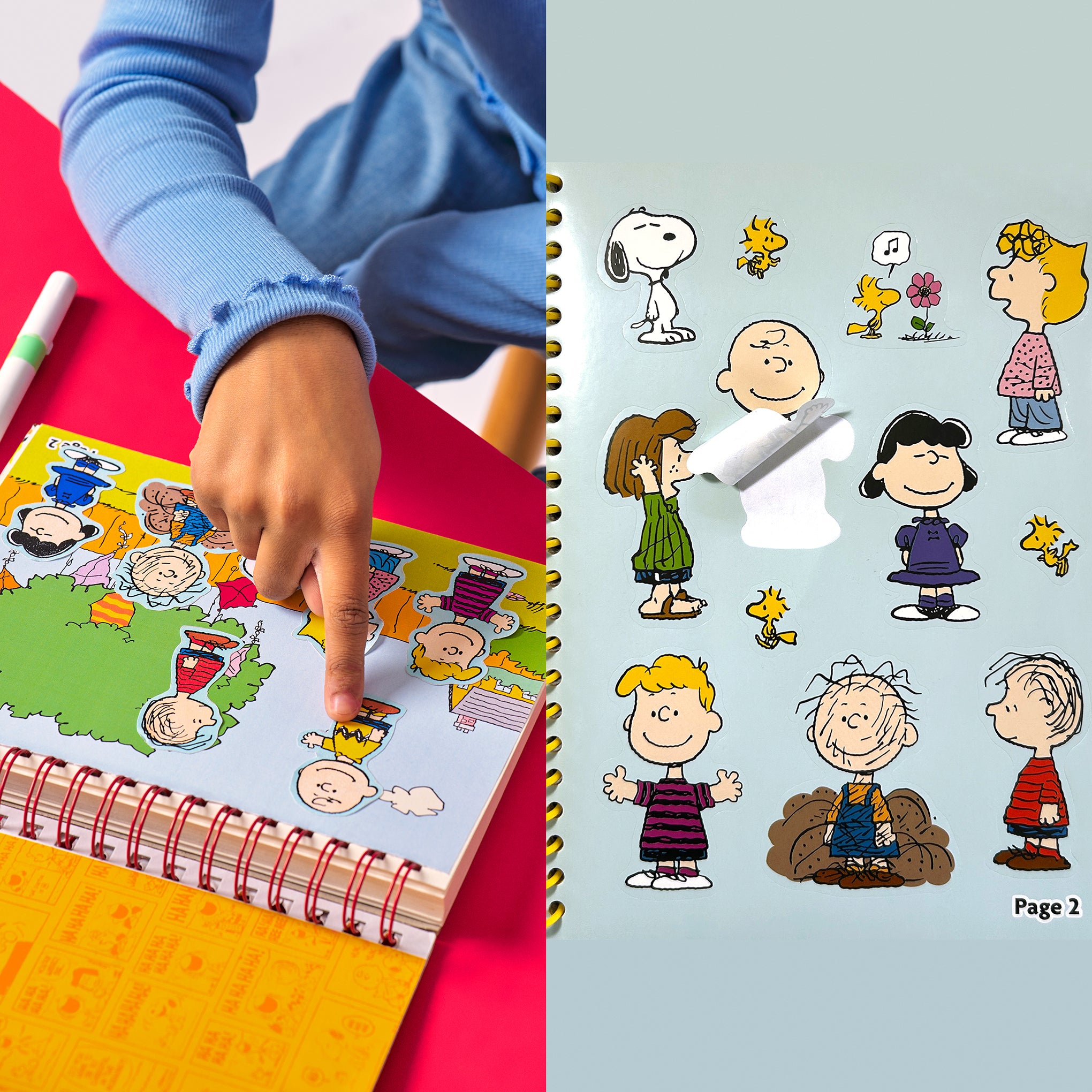 Snoopy & Peanuts Coloring Activity & Sticker Set - Image 6
