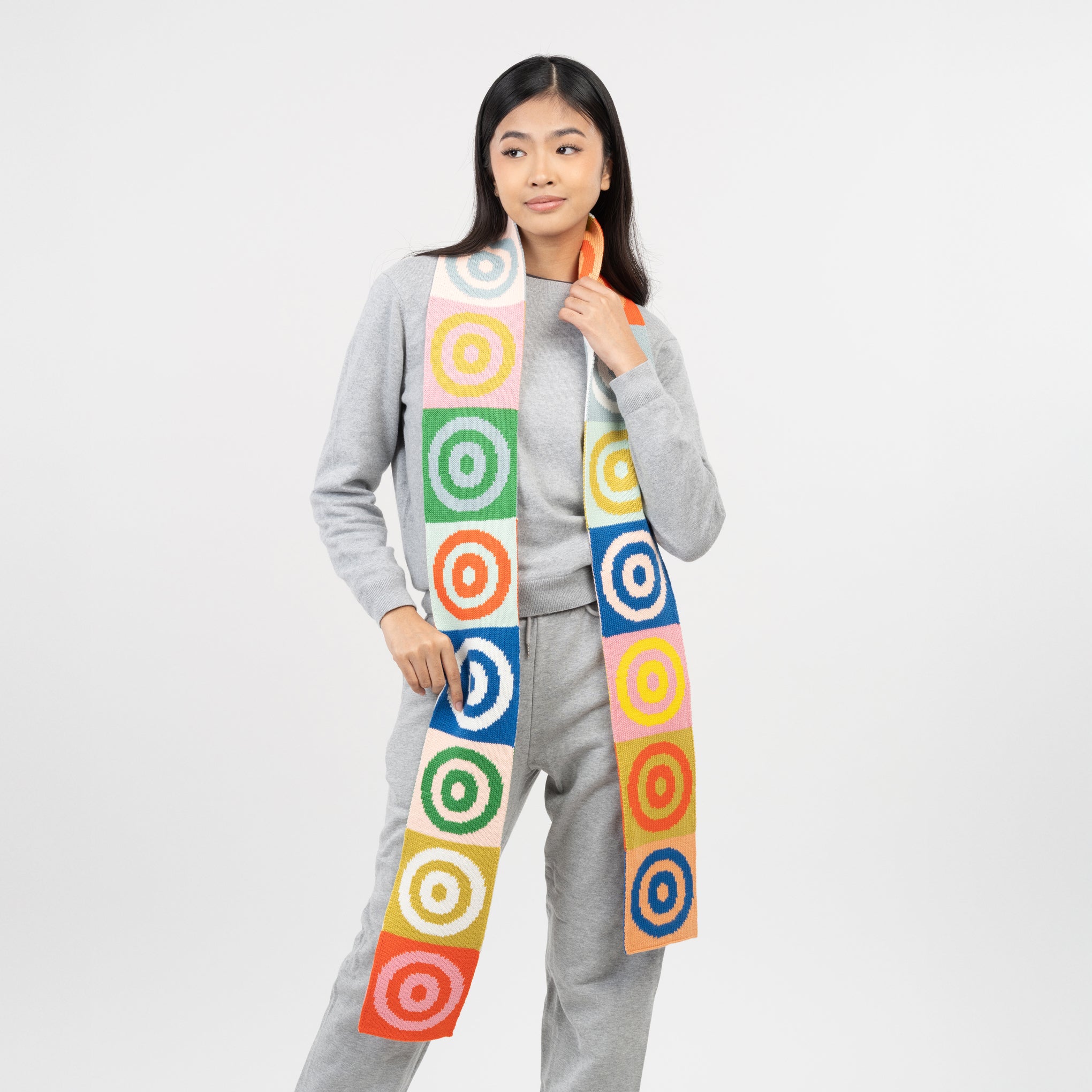 Verloop Skinny Rotate Circles Scarf - Image 5