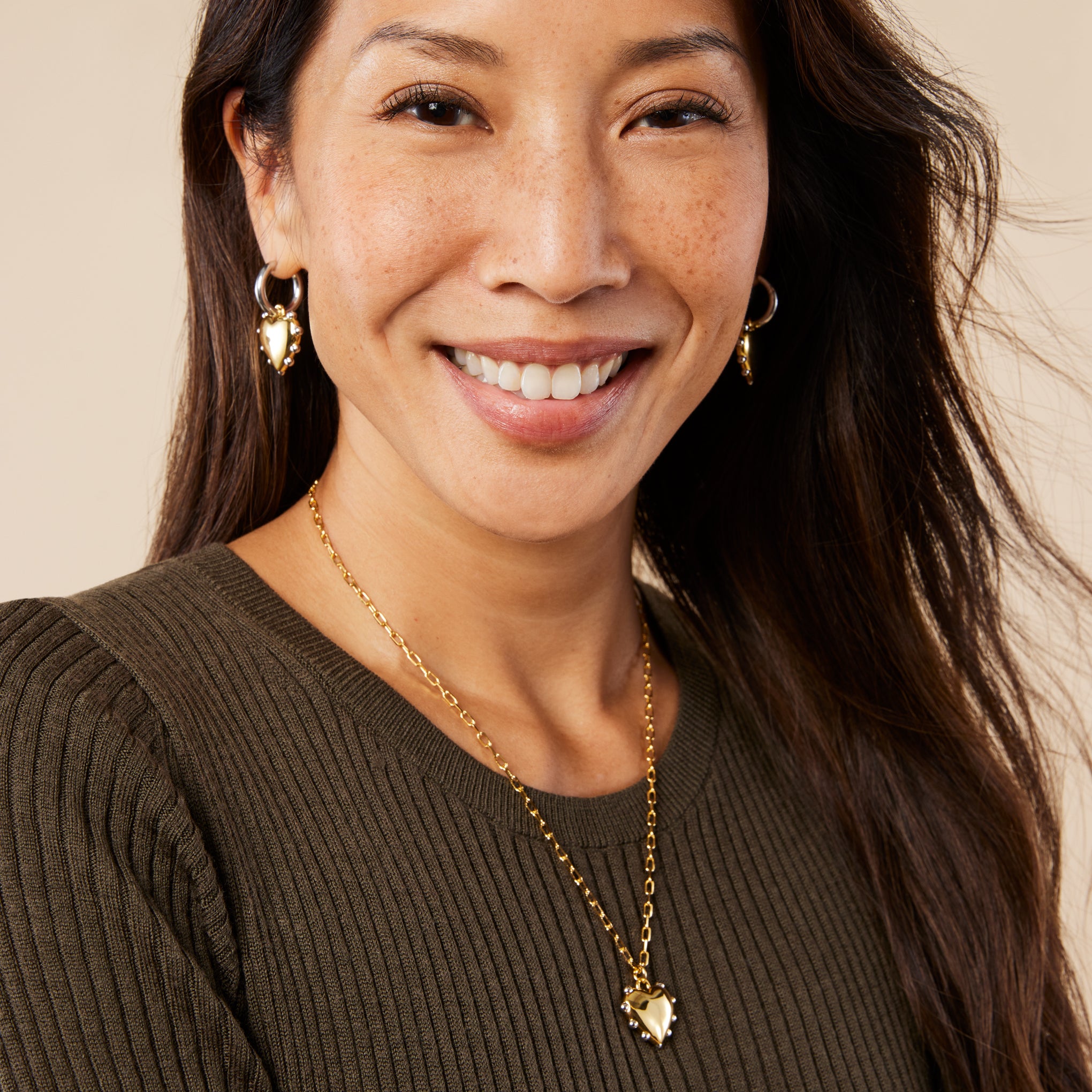 Sandralexandra Heart Earrings - Image 2