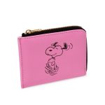 Snoopy Vegan Leather Coin Purse - Pink