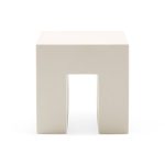 Vignelli Cube Stool from Heller - White