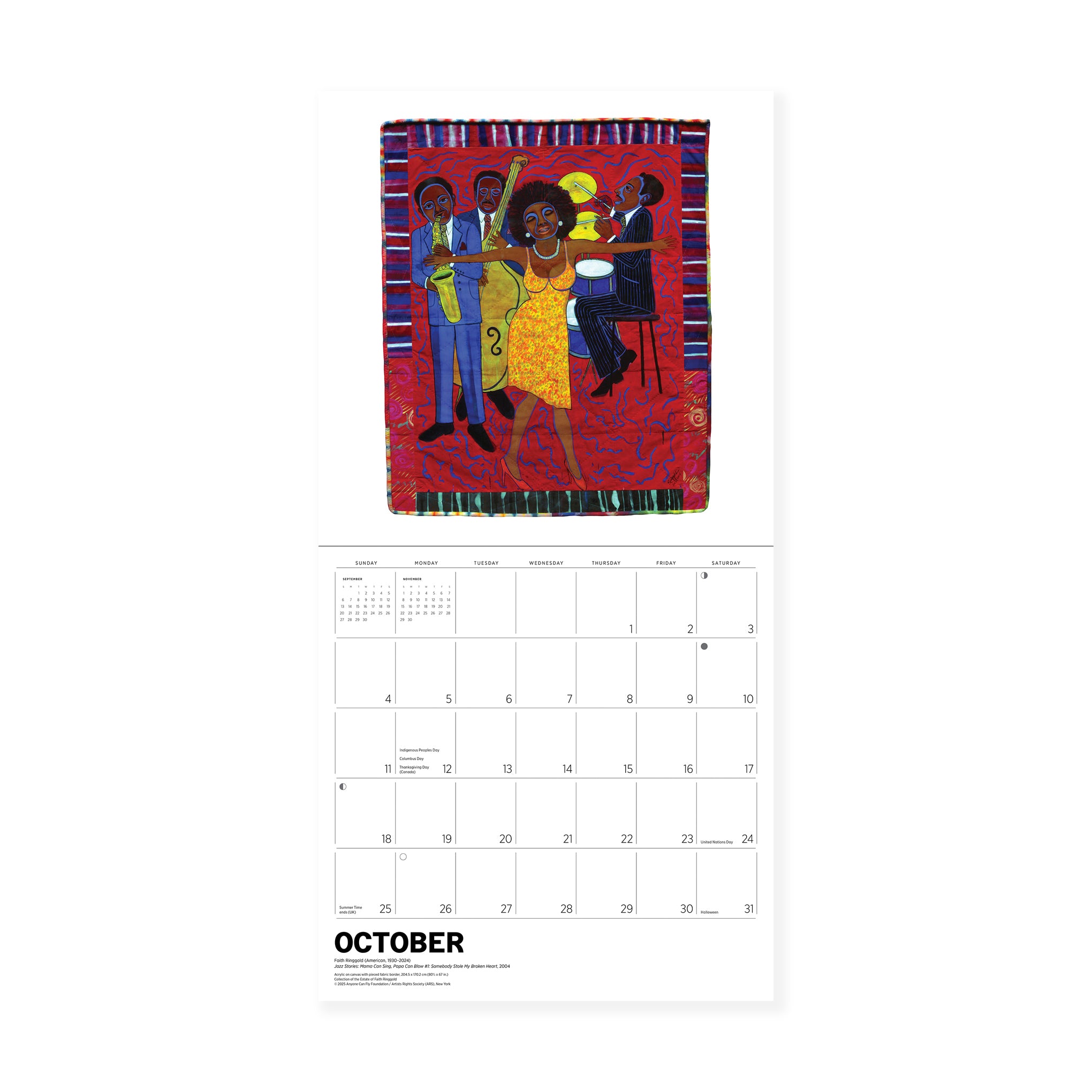 2026 Faith Ringgold Wall Calendar - Image 5