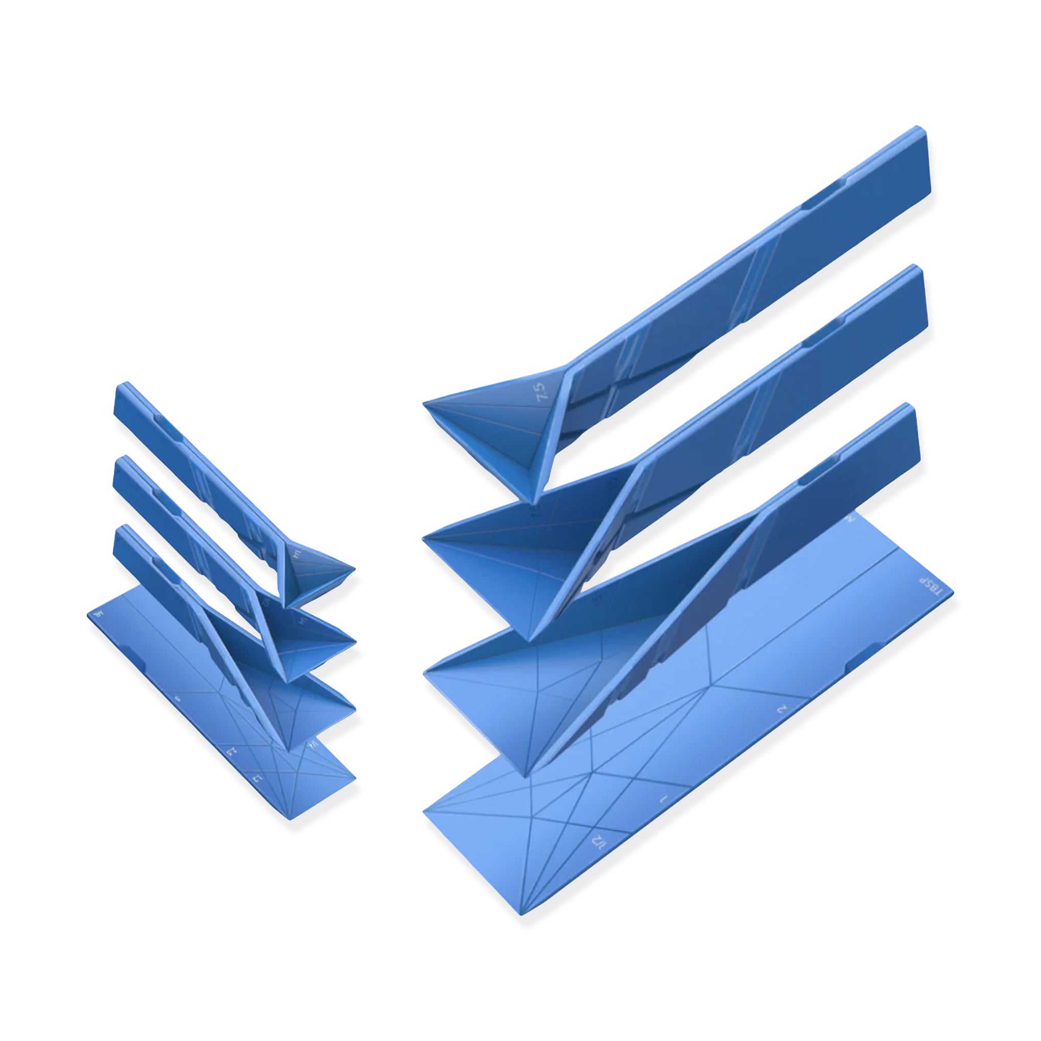 Polygons Magnetic Measuring Spoons - Set of 2