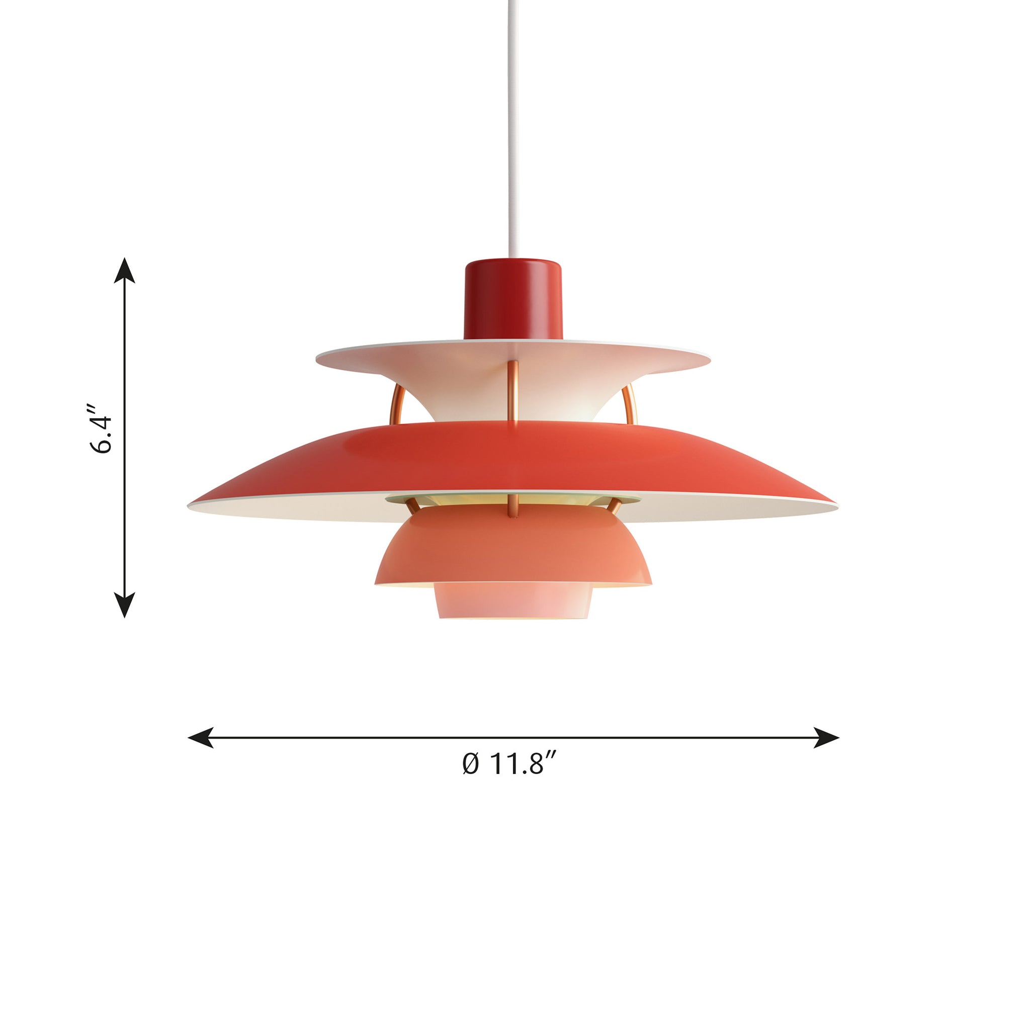 PH 5 Hanging Lamp - Red - Image 5