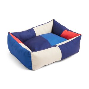 HAY Dog Bed in Recycled Polyester - Red/ Blue