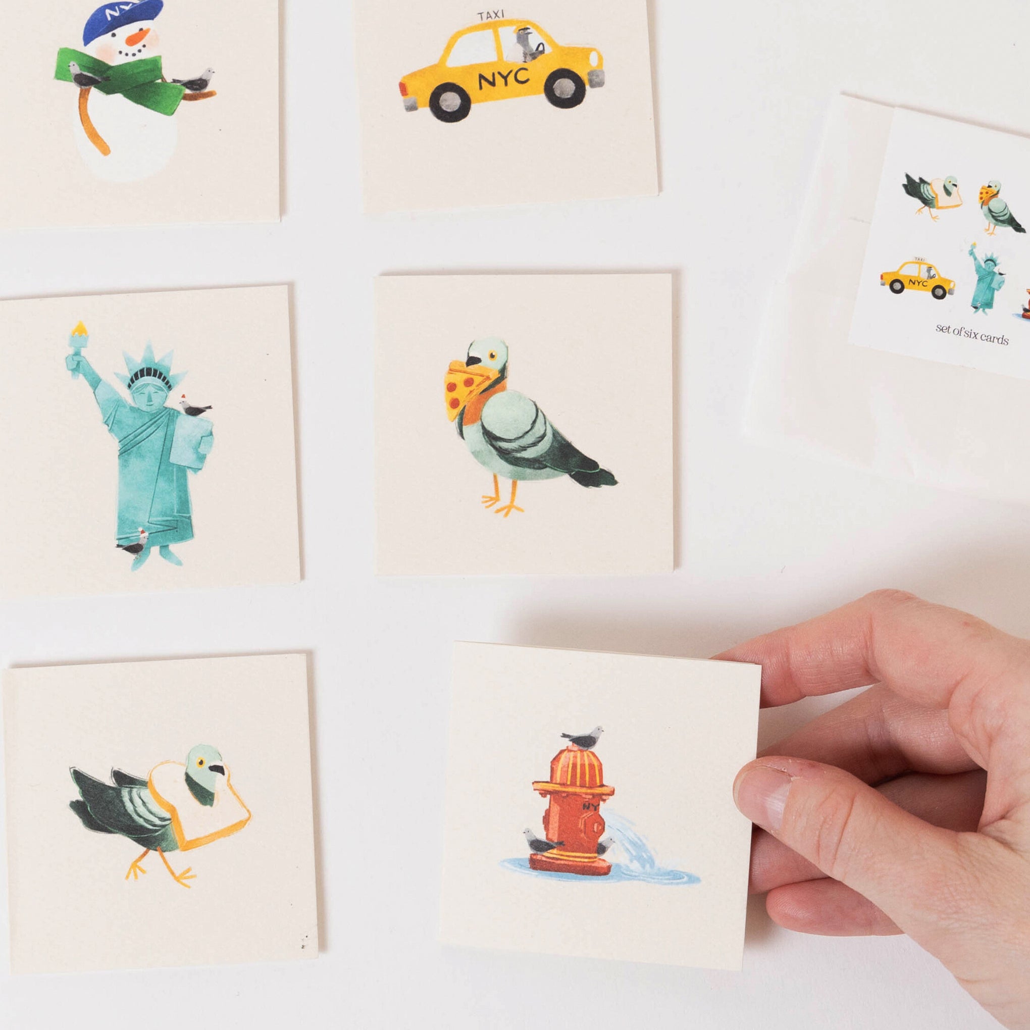 NYC Mini Gift Cards - Set of 6 - Image 3