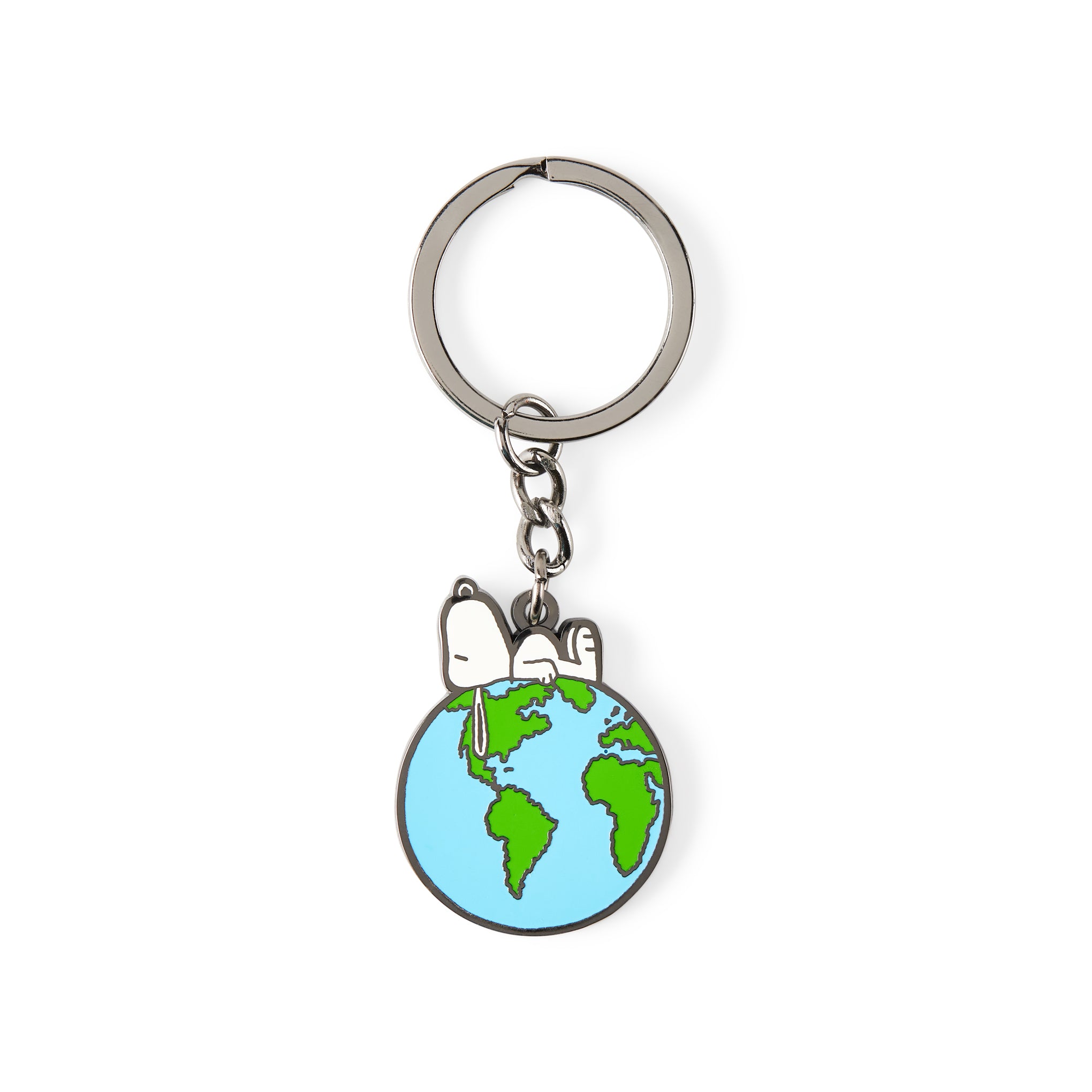 Snoopy Earth Enamel Keyring - Image 3