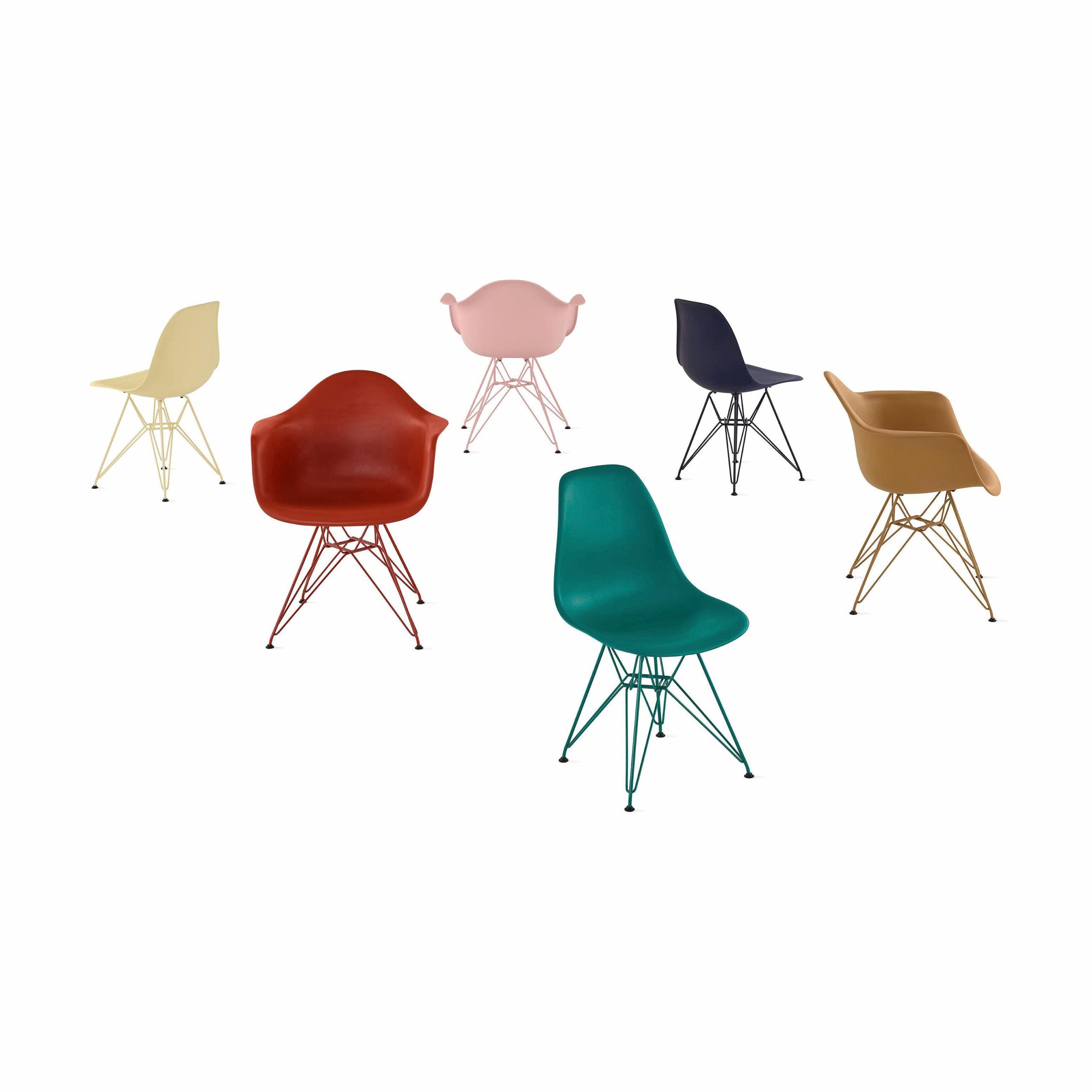 Herman Miller x HAY Eames Molded Recycled Plastic Armchair - Iron Red - Image 7