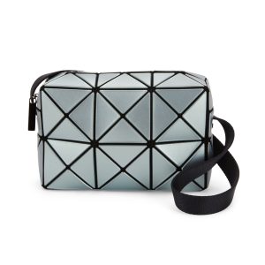 BAO BAO ISSEY MIYAKE Metallic Cuboid Crossbody Bag - Light Blue