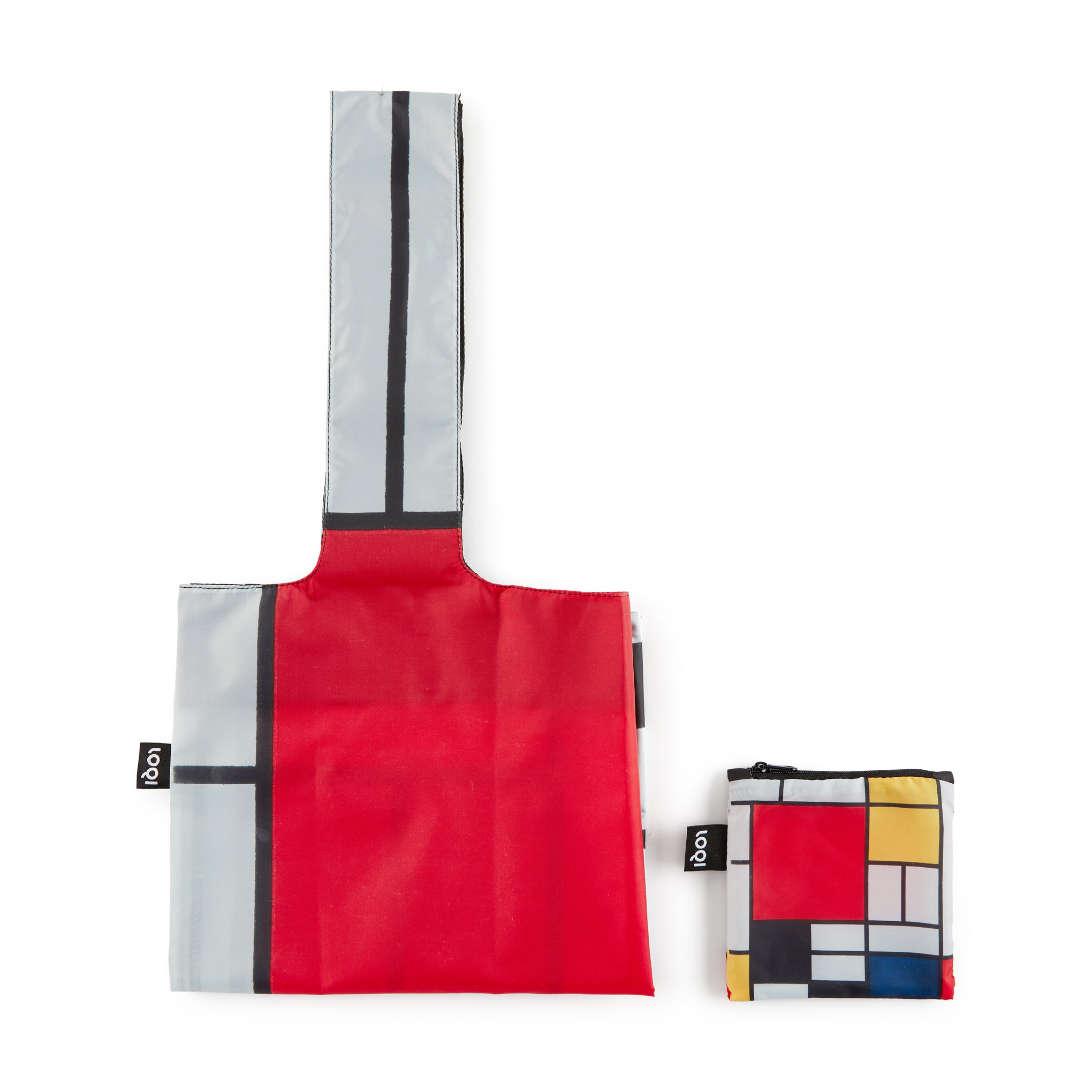 Loqi Recycled Polyester Artist Tote Bag - Mondrian - Image 3