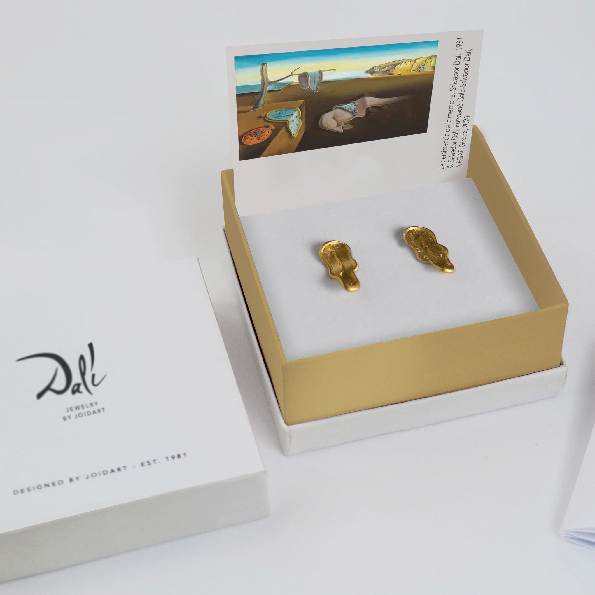 Salvador Dal?? Gold-Plated Melting Clock Post Earrings - Gold - Image 3