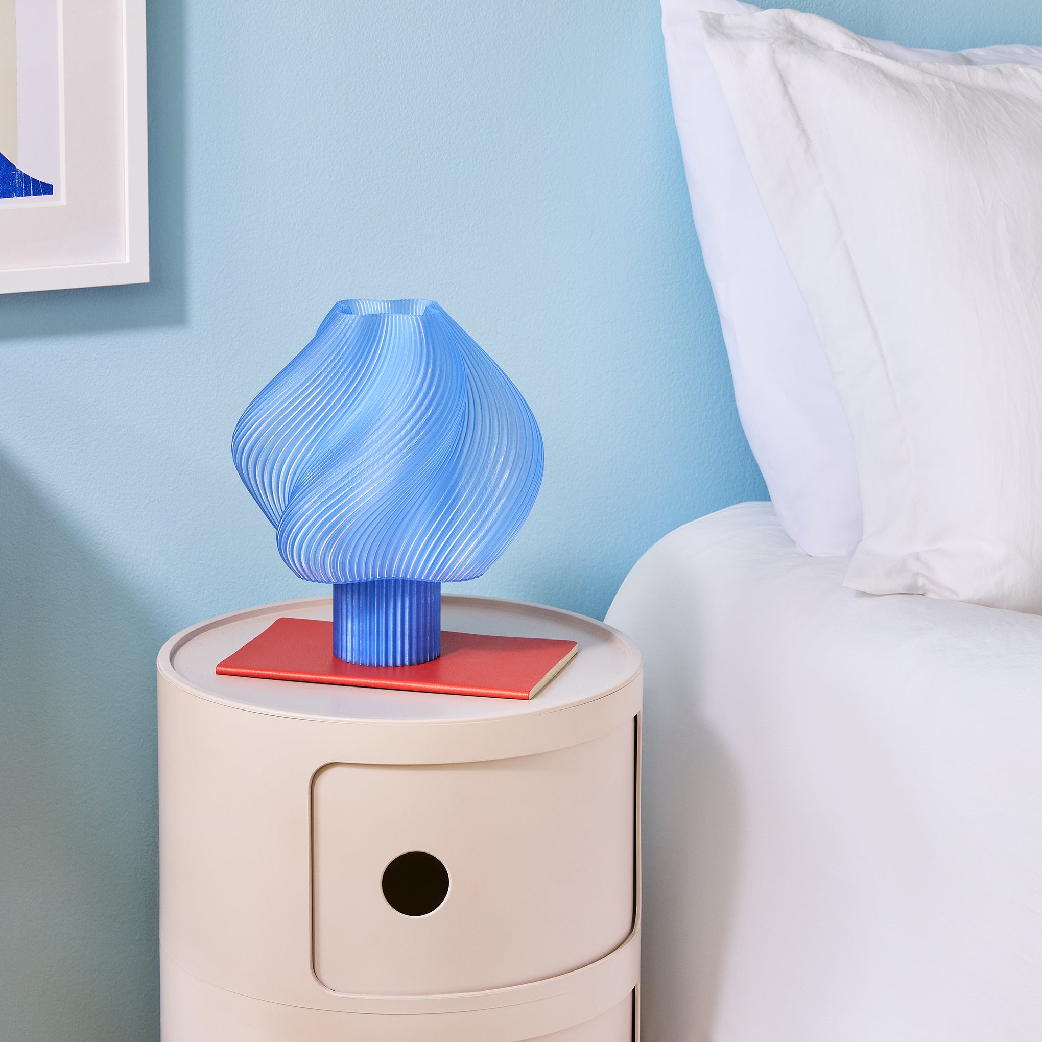 Soft Serve 3D-Printed Lamp - Blueberry Sorbet - Image 7