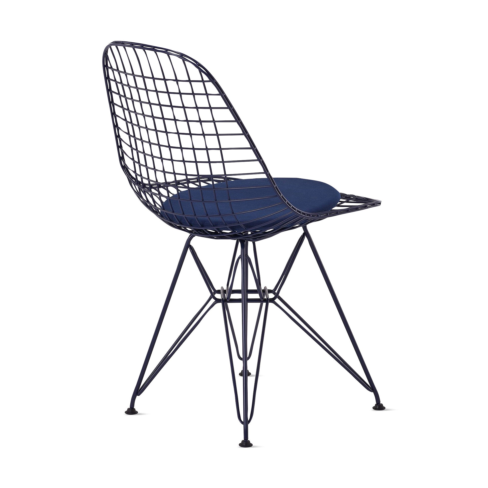 Herman Miller x HAY Eames Wire Chair - Black Blue - Image 7