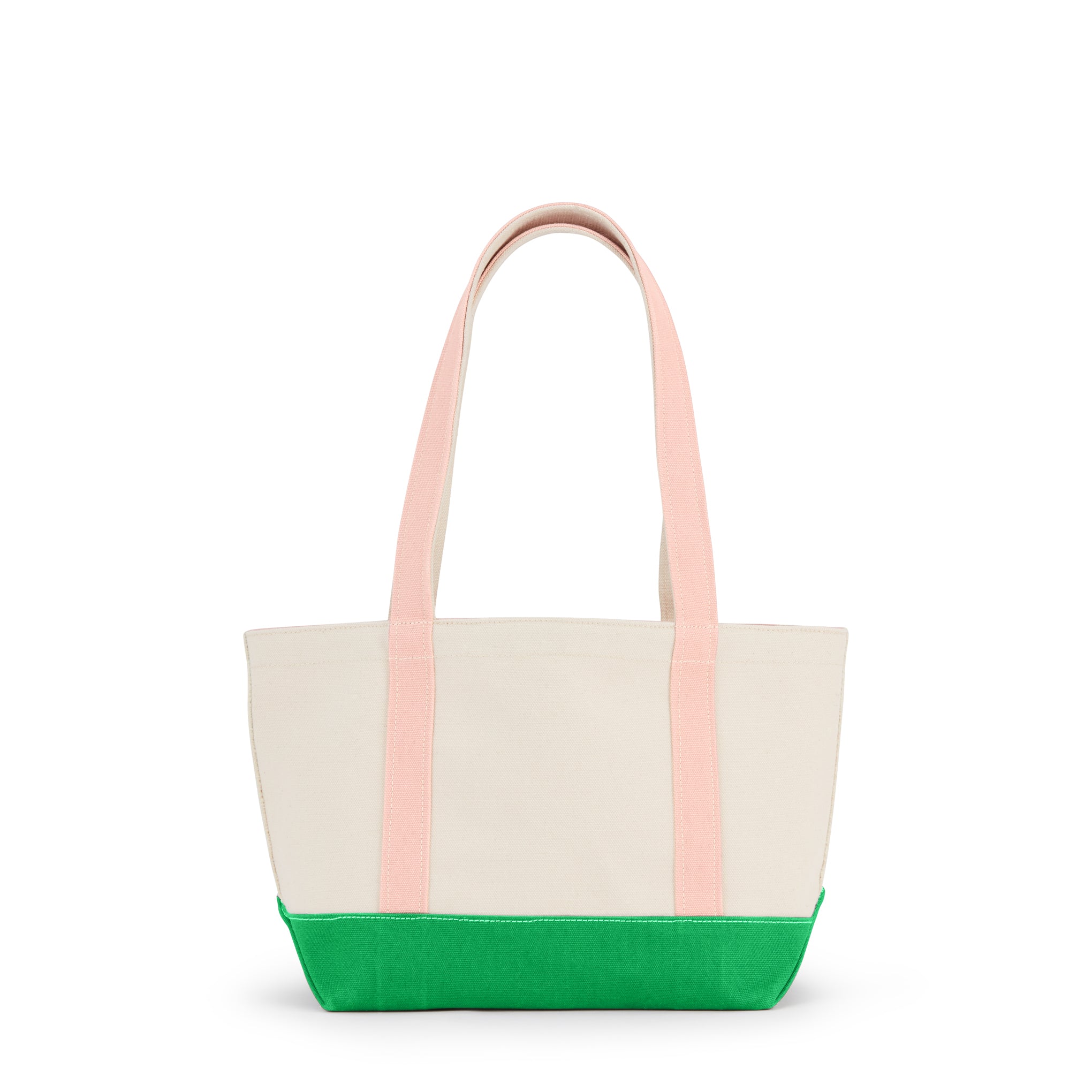 MoMA Baggu Heavyweight Canvas Tote - Pink/ Green - Image 4