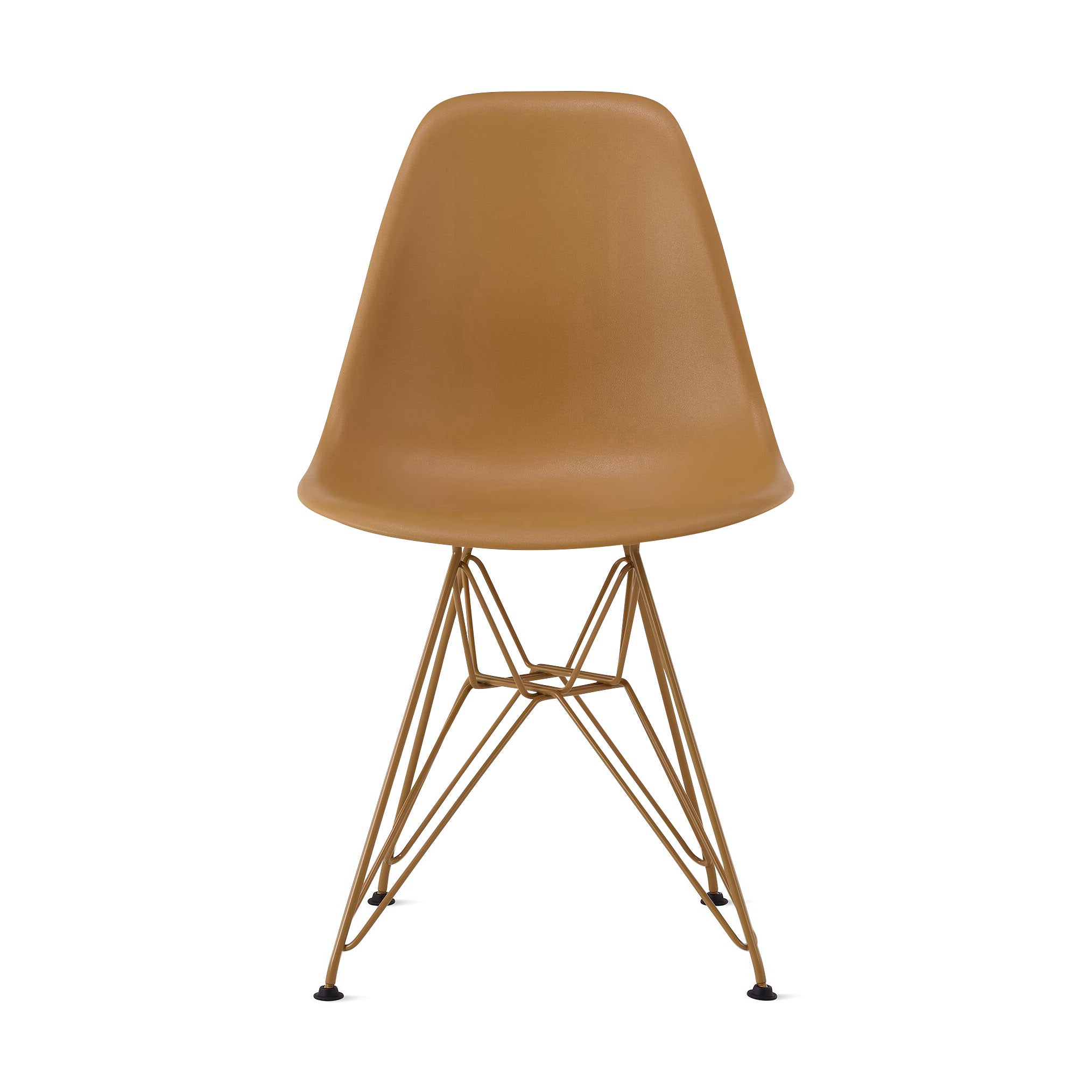 Herman Miller x HAY Eames Molded Recycled Plastic Side Chair - Toffee - Image 3