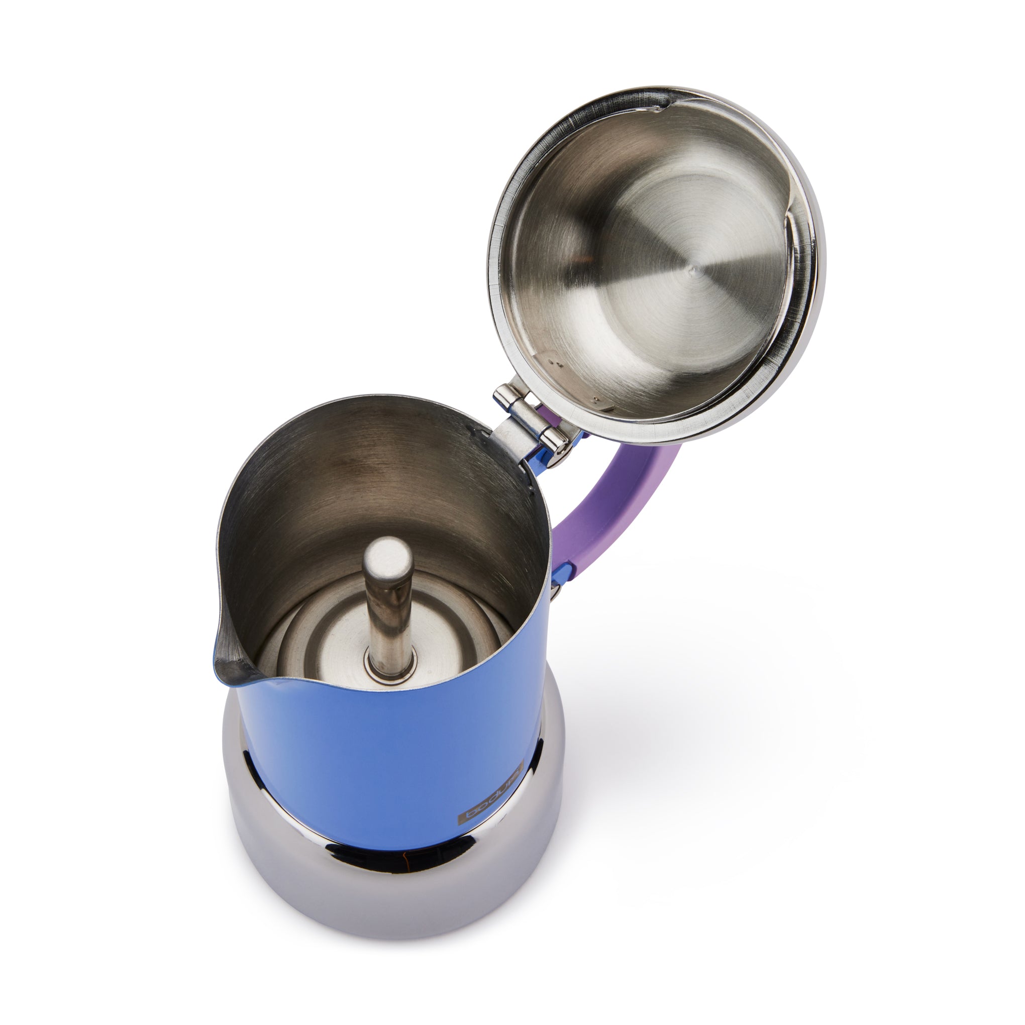 Bodum Chambord Stainless Steel Espresso Maker - Pale Blue - Image 3