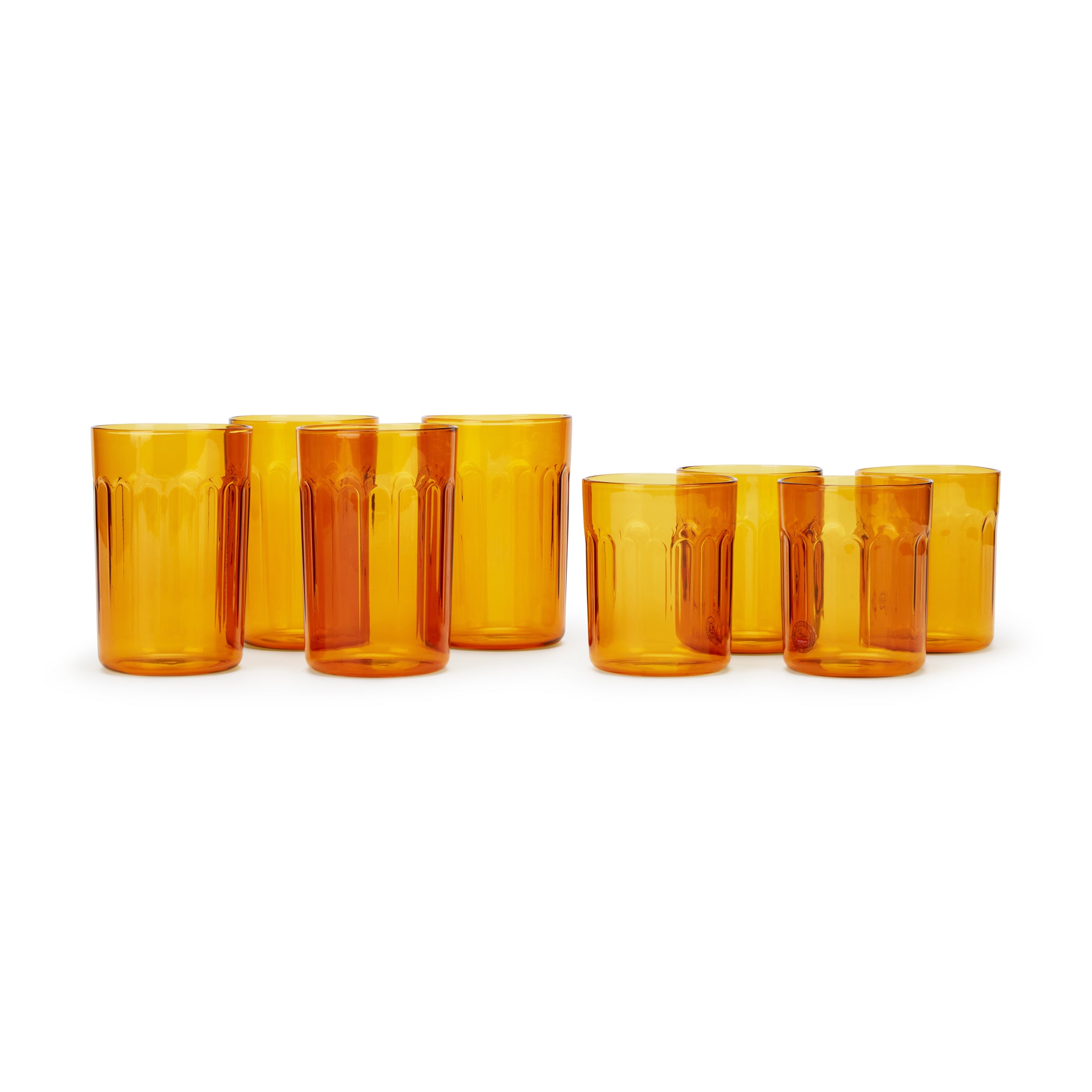 Bodum Chicago Glasses - Set of 4 - Amber - Image 5