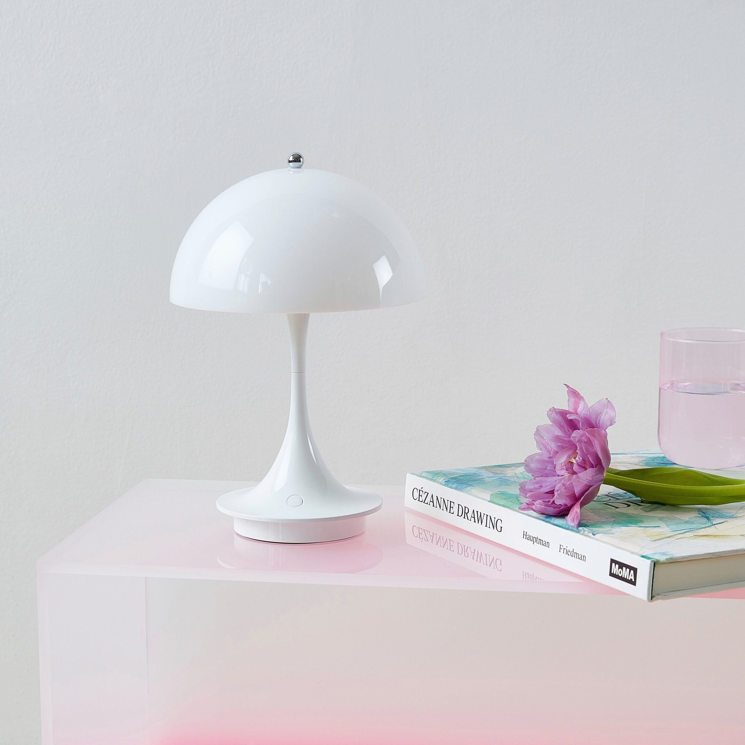 Panthella 160 Portable Table Lamp - White - Image 2