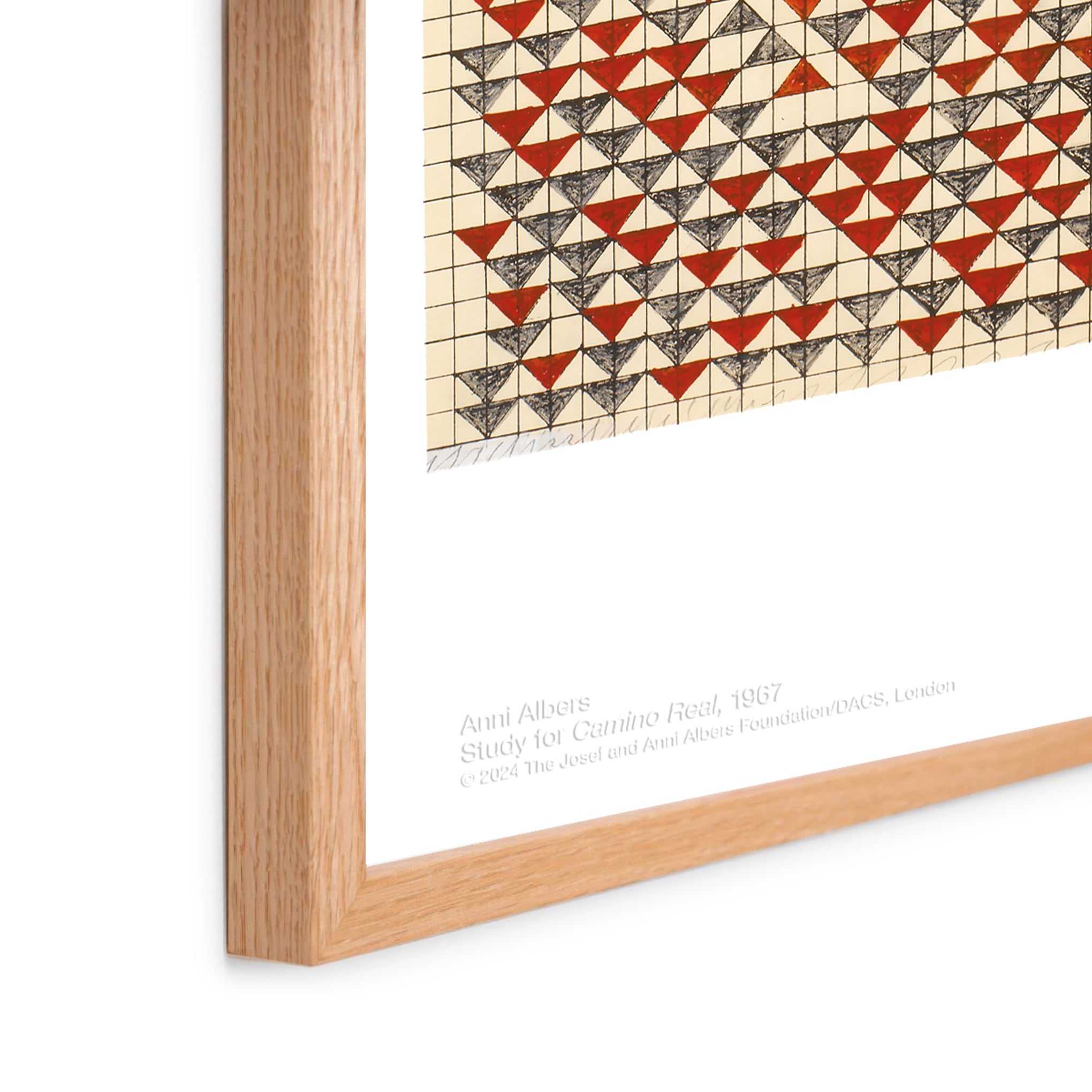 Anni Albers Study for Camino Real Framed Poster - Image 2