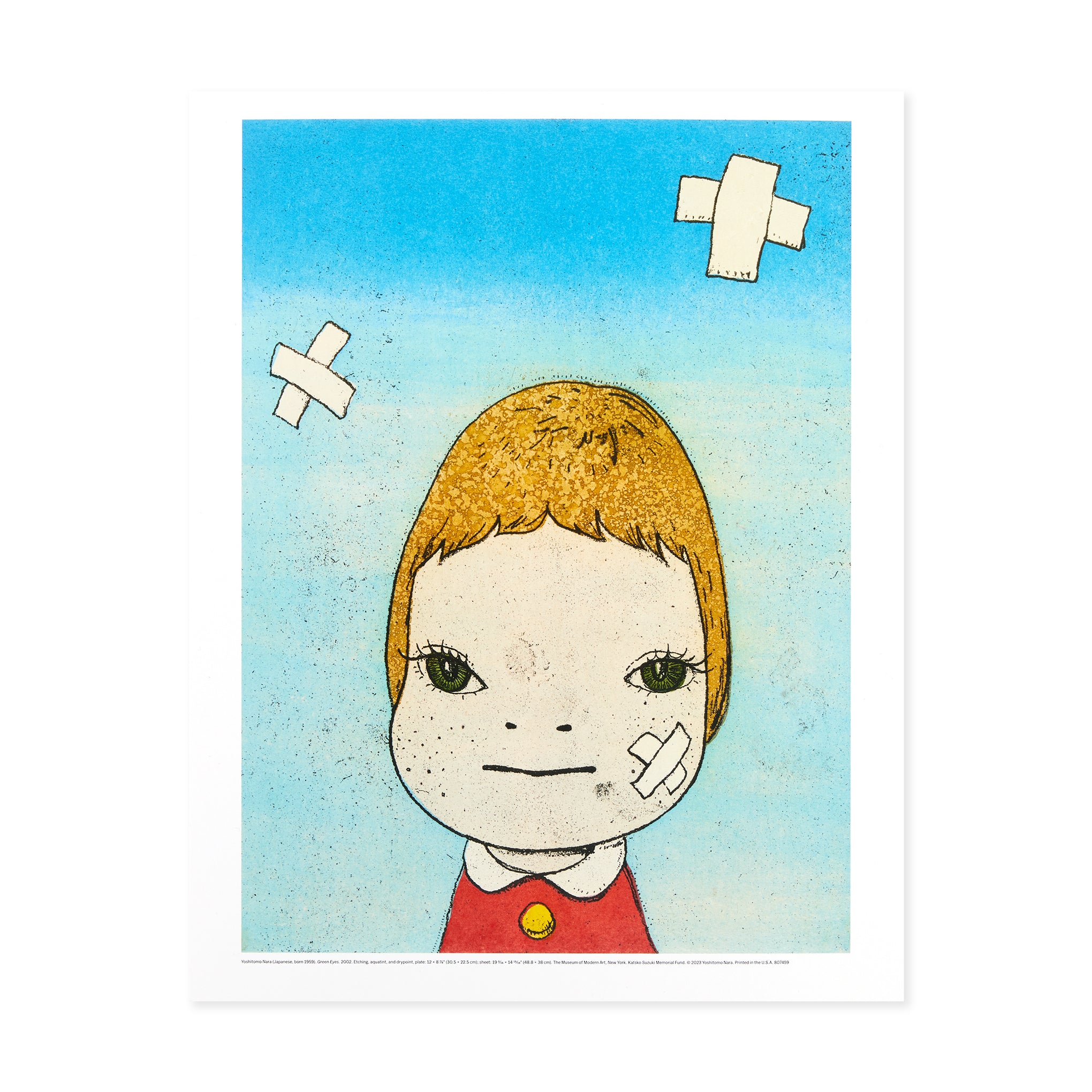Yoshitomo Nara Green Eyes Poster